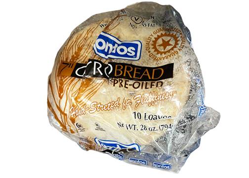 kontos Greek Pita Bread 10 Loaves 