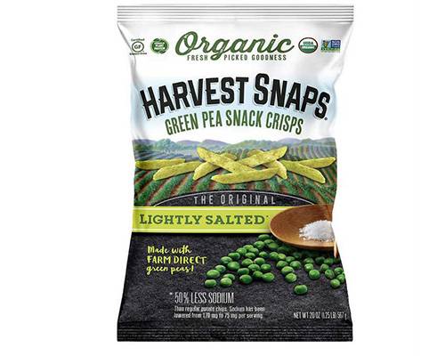 HARVEST SNAPS Green Pea Snack Crisps 