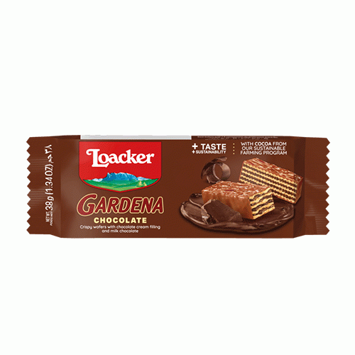 Loacker Wafer Gardena Chocolate 