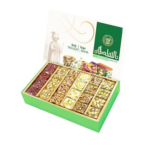 Al Sultan Sweets Nougat & Raha 