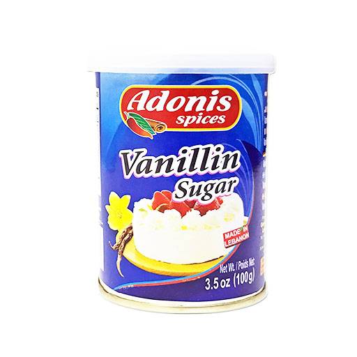 Adonis Vanillin Sugar, 3.5 oz. 