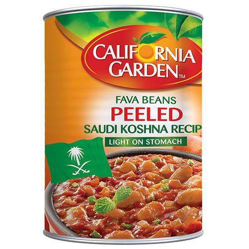 California Garden Peeled Fava Beans Saudi Koshan Recipe 