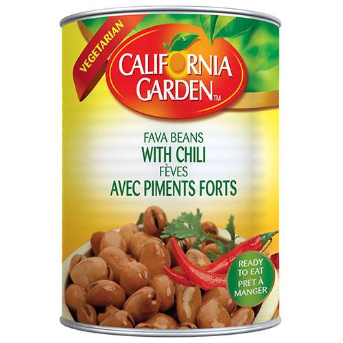 California Garden Fava Beans With Chili 