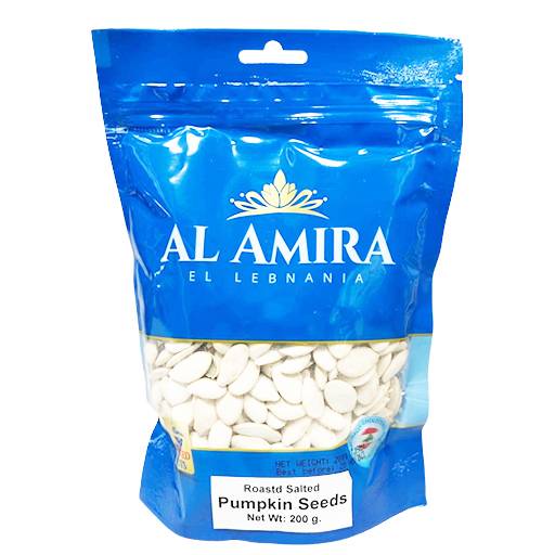 Al Amira Roastd Salted Pumpkin Seeds, 200g. 