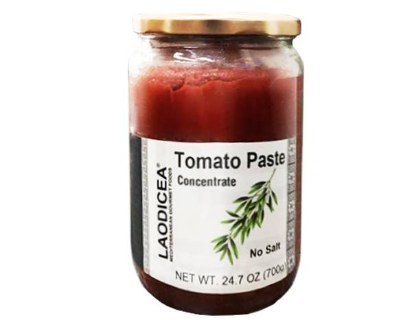LAODICEA Tomato Paste Concentrate No Salt, 700g.