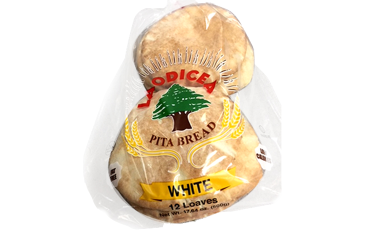LAODICEA Pita Bread Small White (Thick Bread ). Ship on Friday