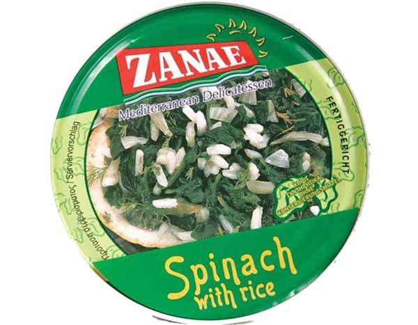 ZANAE Spinach with Rice 