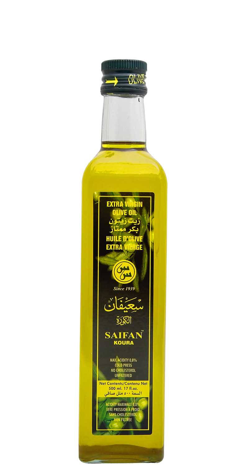 SAIFAN Lebanese Extra Virgin Olive Oil, 500ml.
