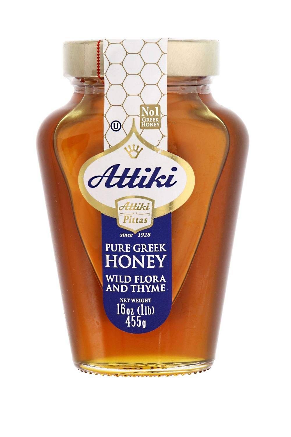 ATTIKI Greek Honey, 16 oz.