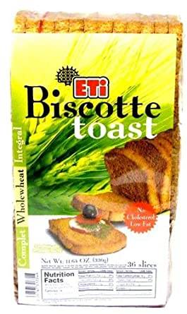 ETI Biscotte Whole Wheat Toast 