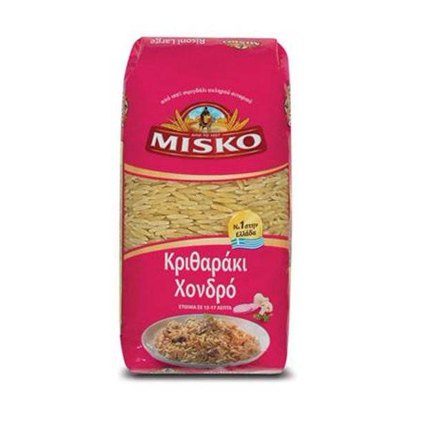 Misko Orzo - Rice Shaped Pasta, 500g. 