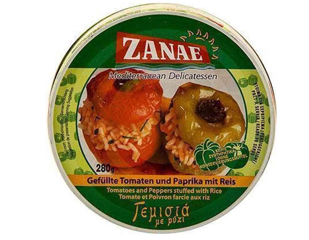ZANAE Tomato and Pepper Stuffed with Rice 