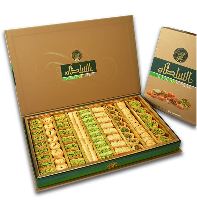 Al Sultan Sweets Assorted Mixed Baklava, 750g.