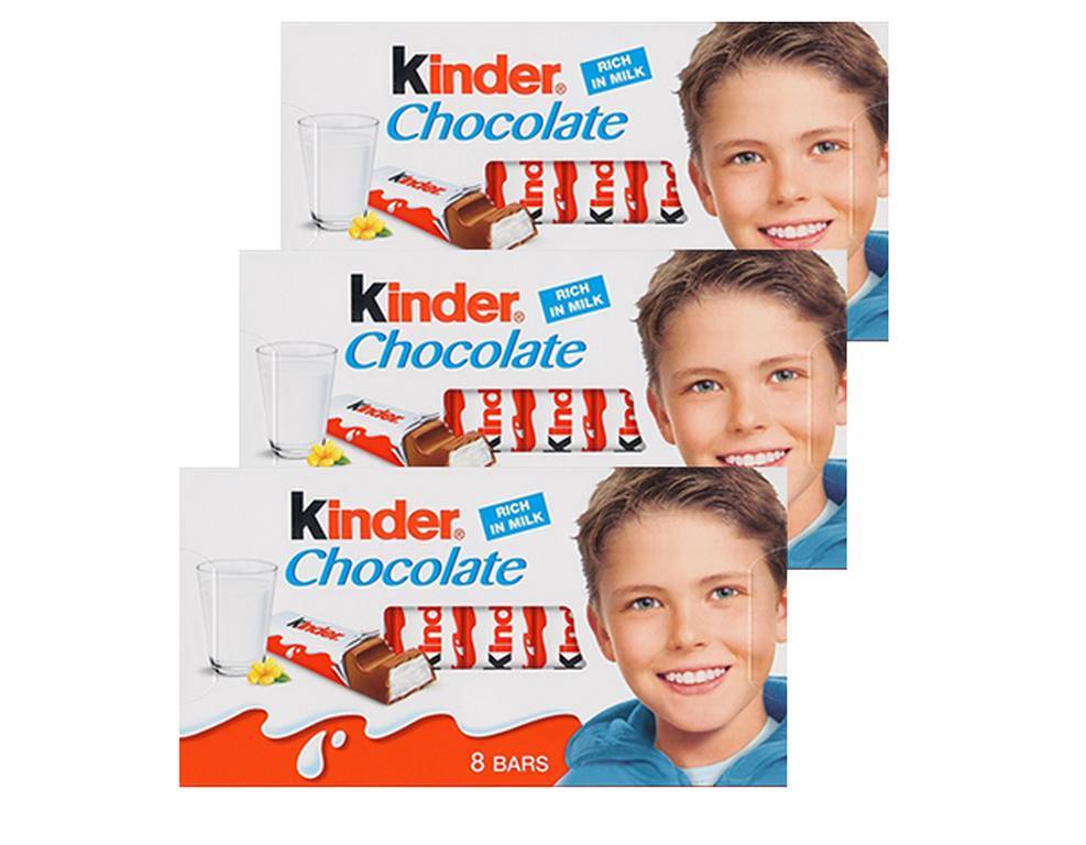 KINDER Chocolate Bars
3.52 oz. - 3 Packs 