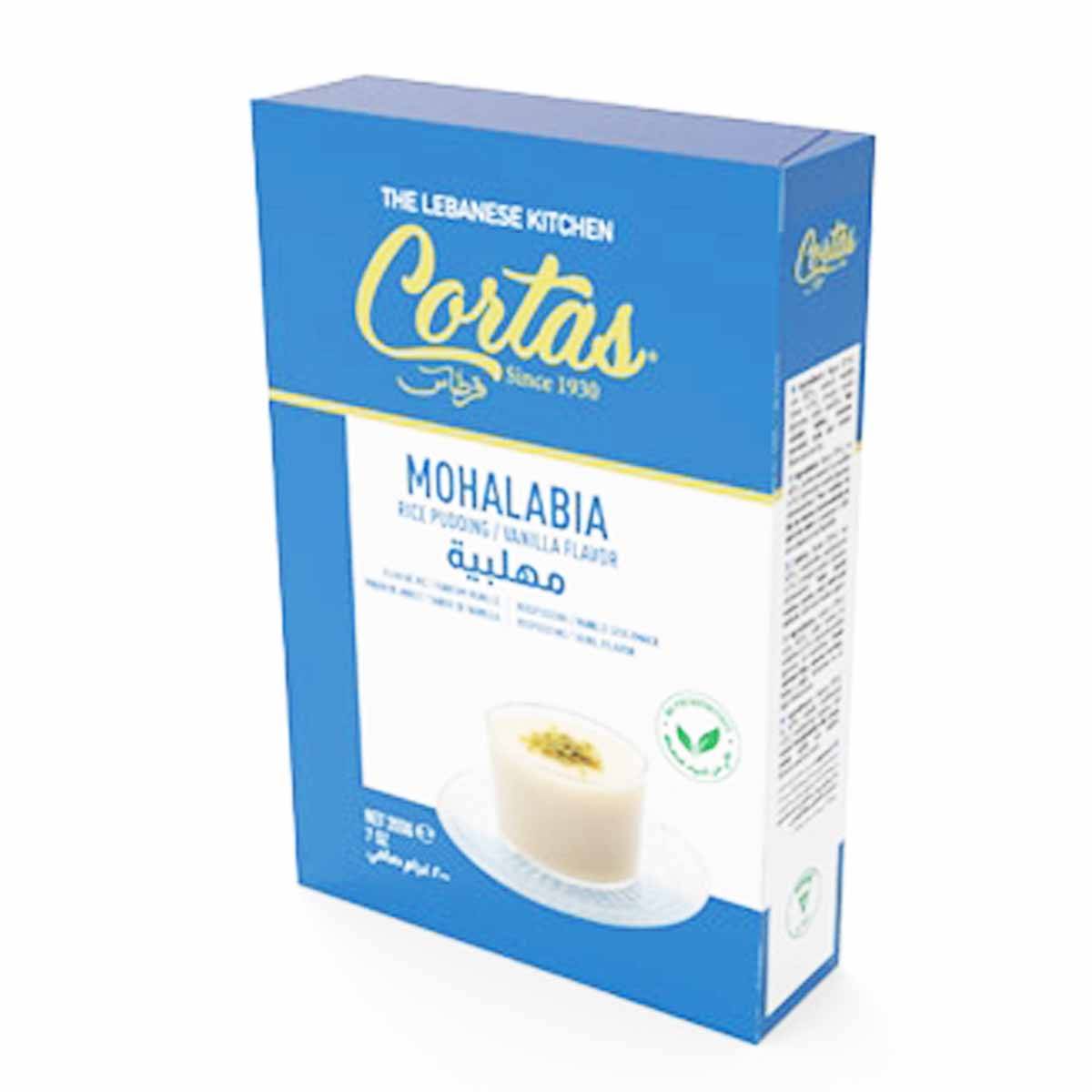 CORTAS Mohalabia - Rice Pudding / Vanilla Flavor, 7 oz. 