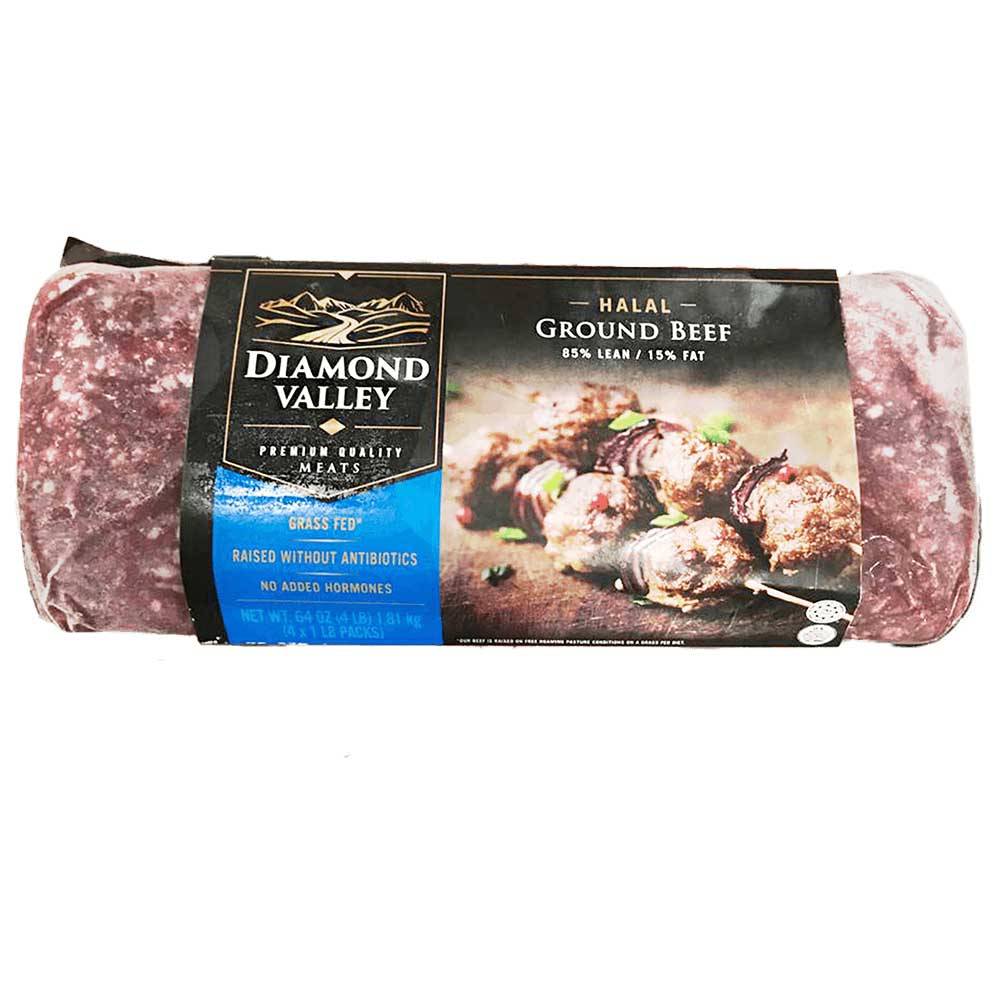 Diamond Valley Halal Ground Beef 85% LEAN / 15% FAT 