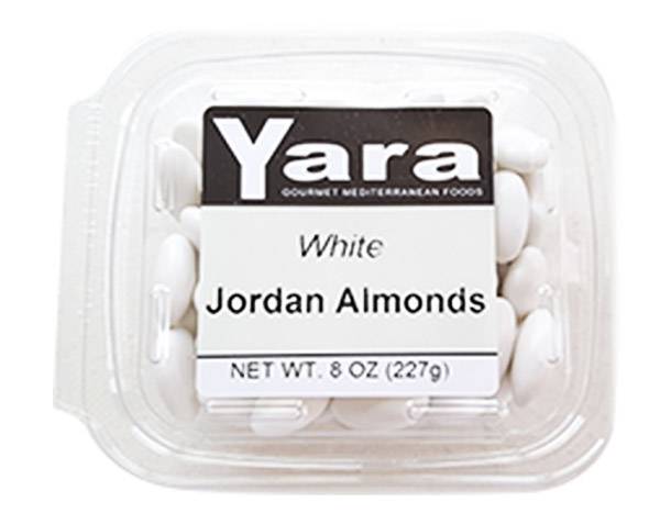 YARA Super Fine Jordan Almonds - White