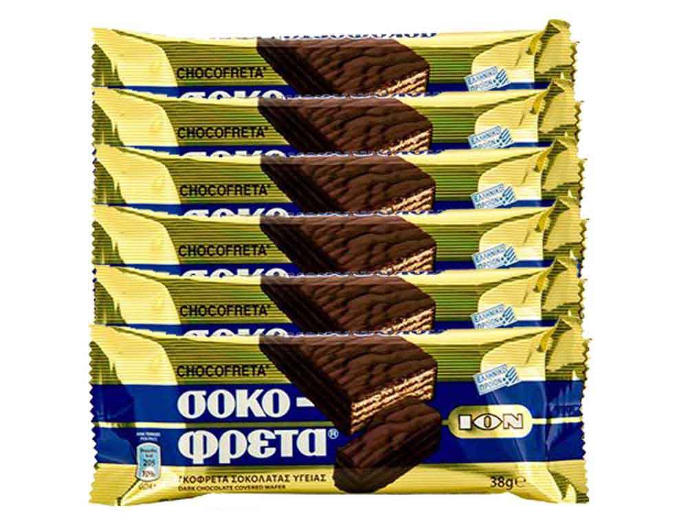 ION Choco Freta with Wafer Semisweet Chocolate
38 Oz - 6 Bars 