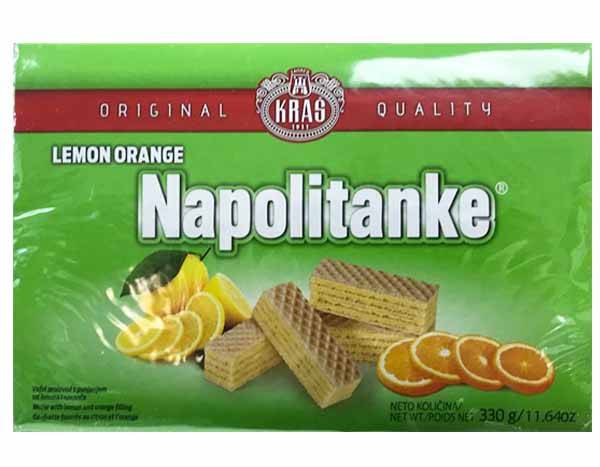 KRAS Napolitanke Lemon Orange Wafers 