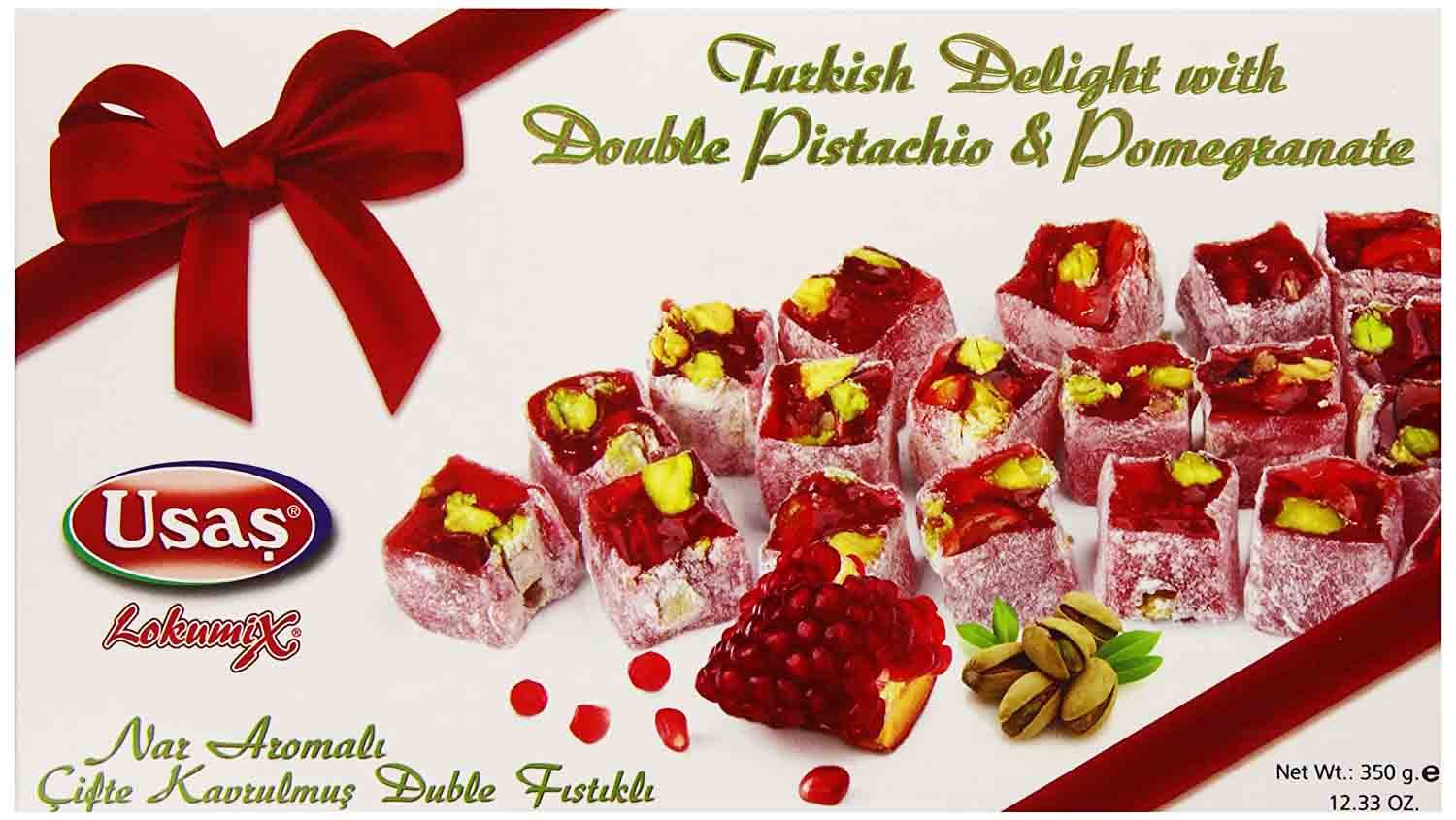 USAS Turkish Delight with Pistachio and Pomegranate