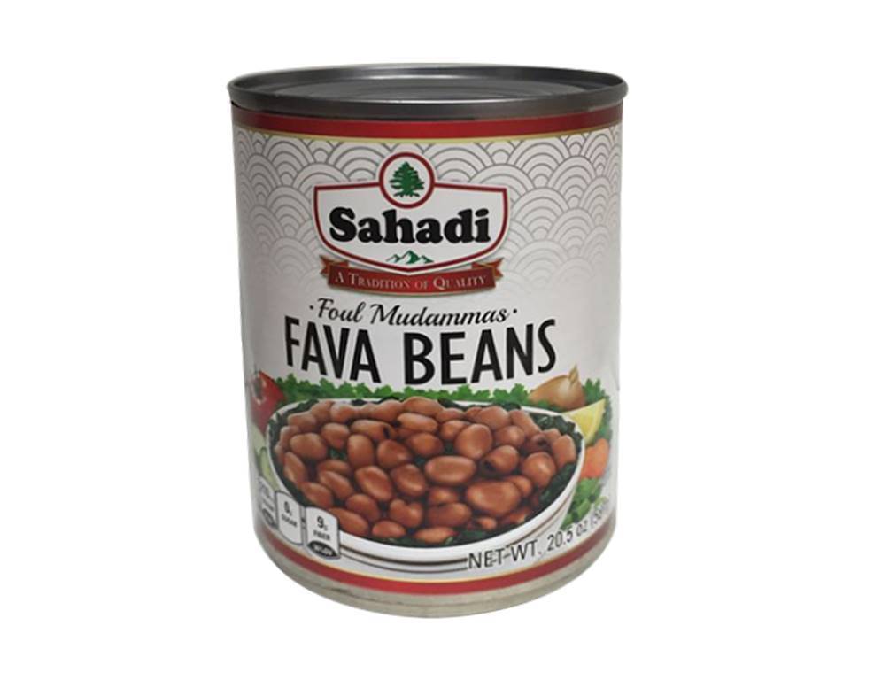 SAHADI Foul Mudammas - Cooked Fava Beans, 20 oz.