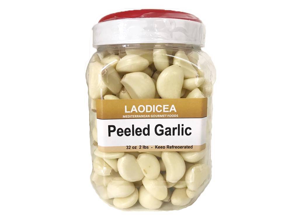 Laodicea Chinese Peeled Garlic, 32 Oz. 