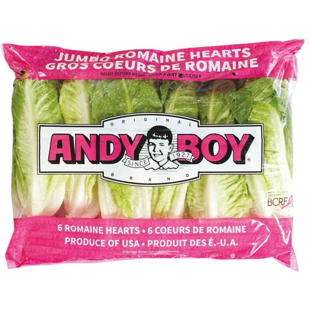 Andy Boy Romaine Lettuce Hearts - 6pk. 