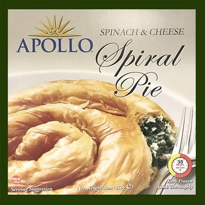 APOLLO Spiral Spinach & Cheese Pie  