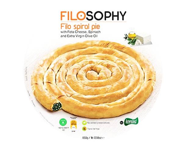 IONIKI Feta Cheese & Spinach Spiral Pie 