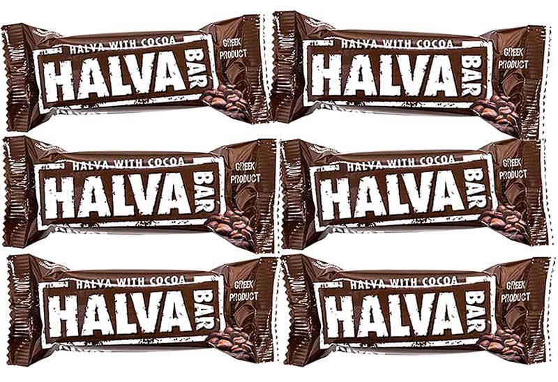 MACEDONIAN Greek Halva with Chocolate - 6 Bars