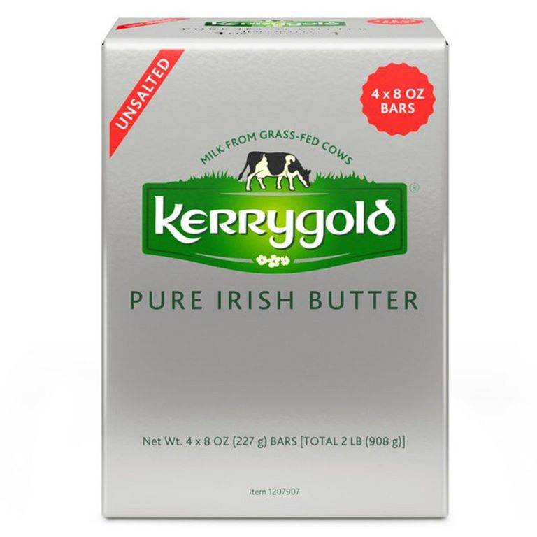 KERRYGOLD Pure Irish Butter Unsalted - 4 PK
