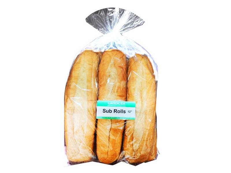 Laodicea Sub Rolls  6 X 12”