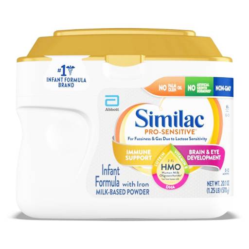 Similac Pro-Sensitive Non-GMO Infant Formula with Iron Powder