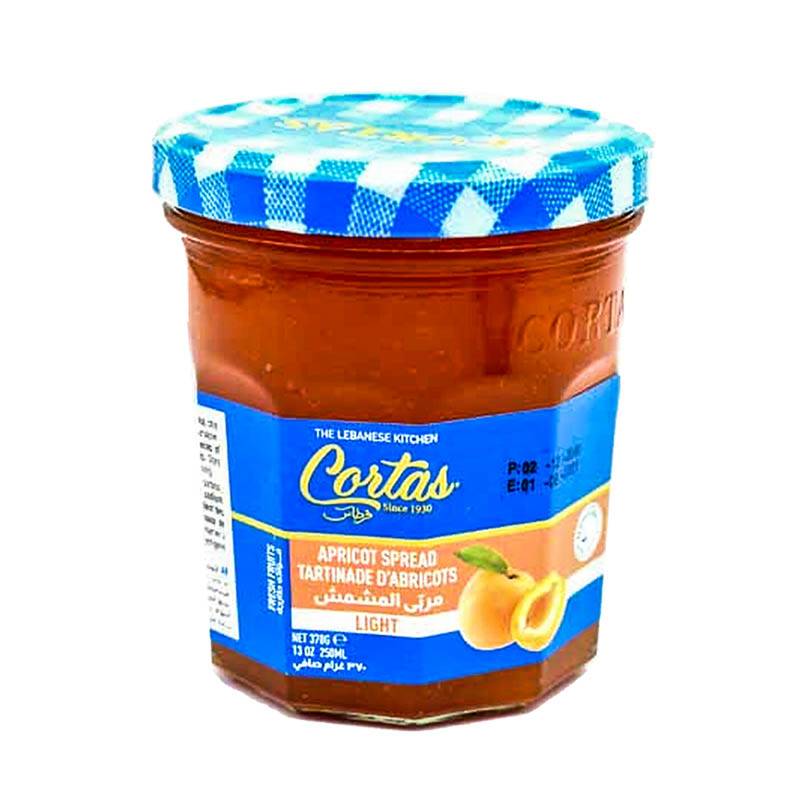 CORTAS Light Apricot Jam, 13 Oz.