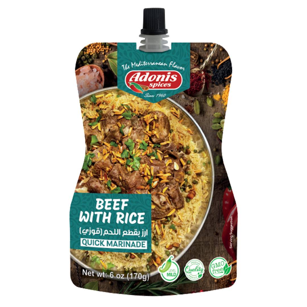 Adonis - Beef With Rice Recipe Quick Marinade, 6 Oz
