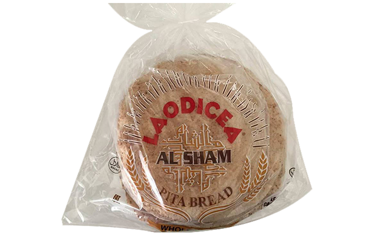 Laodicea Pita Bread Small Whole Wheat(SHIP ON FRIDAYS)