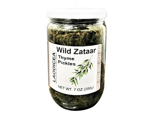 Laodicea Thyme Pickles - Wild Zataar, 7 oz.