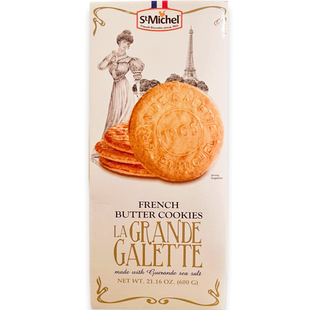 St Michel French Butter Cookies La Grande Galette from France 600g.