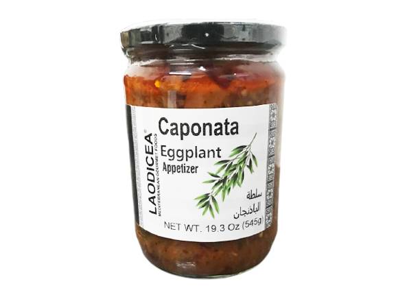 LAODICEA Caponata - Eggplant Appetizer, 19 oz.