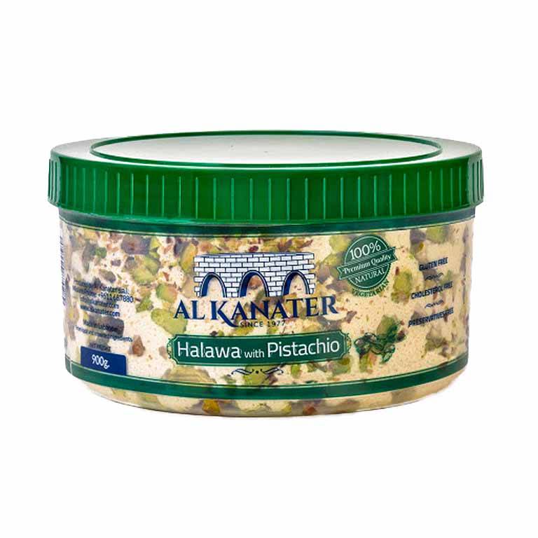 Al Kanater Halva Sesame Candy with Pistachio, 900g.