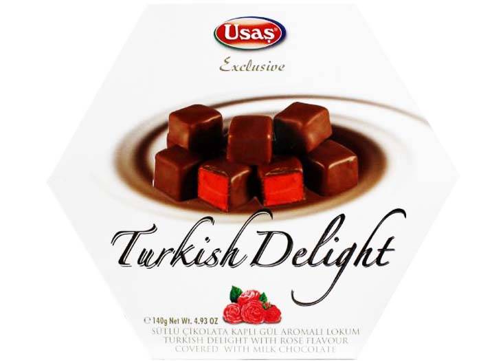USAS Chocolate Covered Rose Turkish Delight