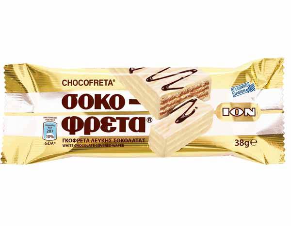ION Choco Freta White Chocolate Covered Wafer