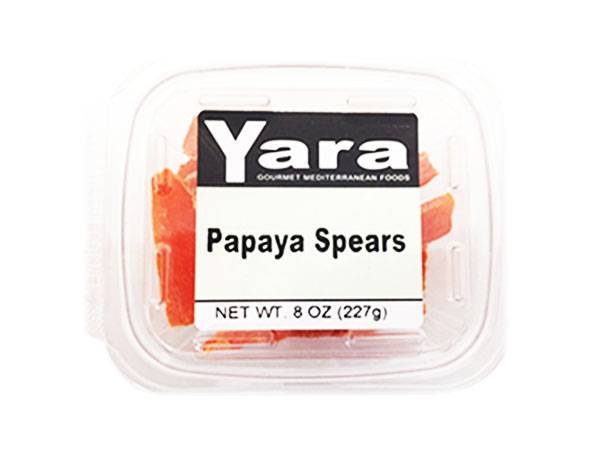 Yara Papaya Spears, 8 oz.