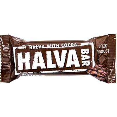 MACEDONIAN Greek Halva with Chocolate - Snack Bars