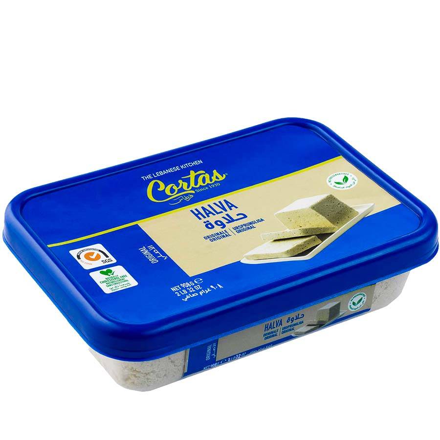 CORTAS Lebanese Halva Plain, 32 oz.