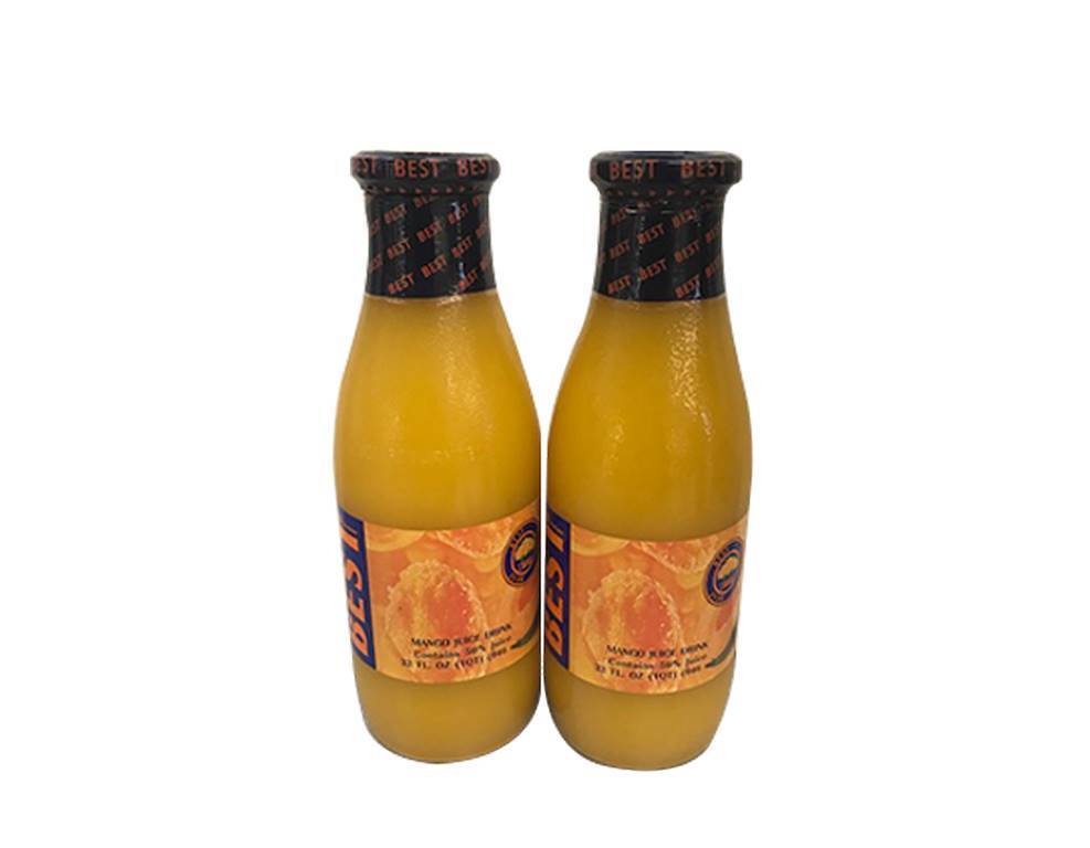 BEST Mango Juice. 1 Liter - 2 Bottles