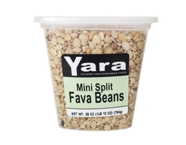 Yara Fava Beans -Mini Split, 28 oz.(Container Or Bag)