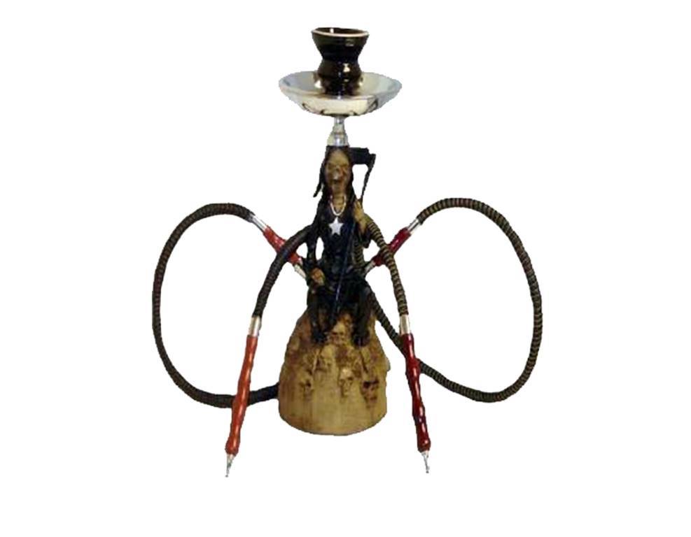 Shamra Hookah Set 13.5 Inch - Two Hoses with Case