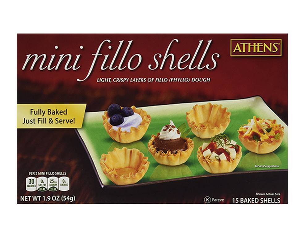 ATHENS Mini Fillo Shells