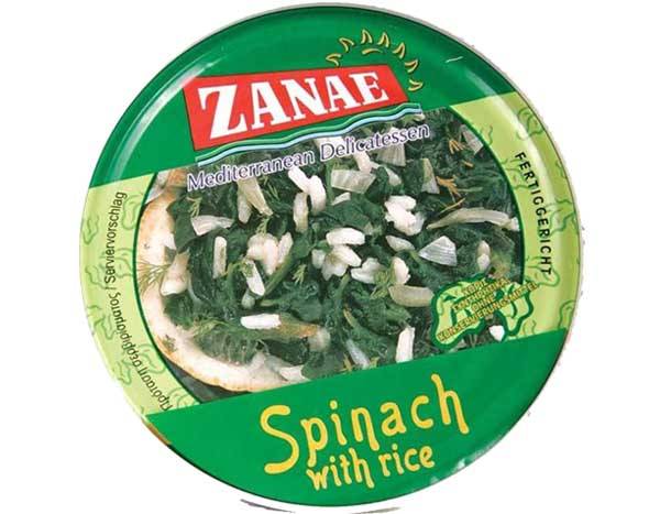 ZANAE Spinach with Rice